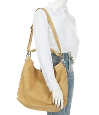 Free People Suzie Suede Slouchy Oversized Tote Bag