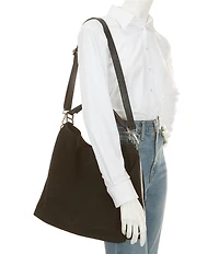 Free People Suzie Suede Slouchy Oversized Tote Bag