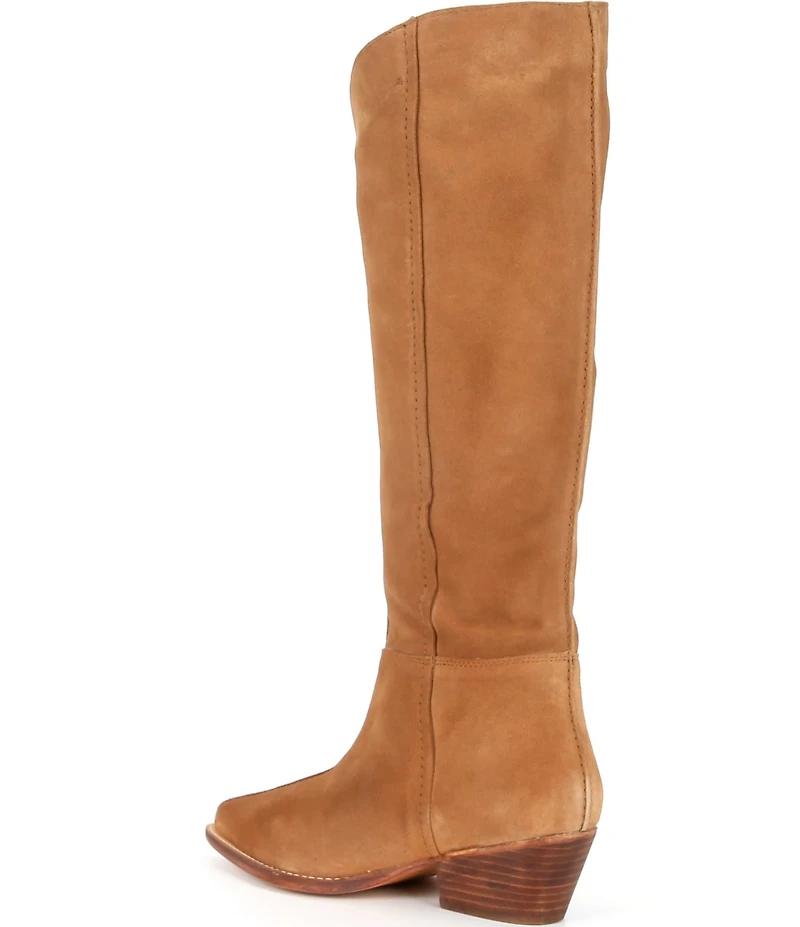 Free People Sway Low Slouch Suede Tall Boots
