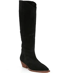 Free People Sway Low Slouch Suede Tall Boots
