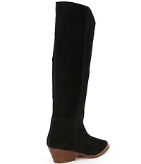 Free People Sway Low Slouch Suede Tall Boots