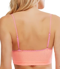 Free People Sweet Point Seamless Longline Bralette