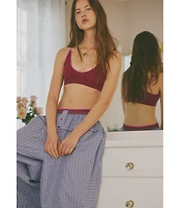 Free People Sweet Point Seamless Longline Bralette