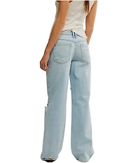 Free People Tennessee Low-Rise Rigid Denim Boyfriend Jeans