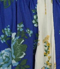 Free People Tillie Floral Printed V-Neck Sleeveless Babydoll Top