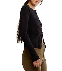 Free People Tilly Crew Neckline Long Sleeve Top