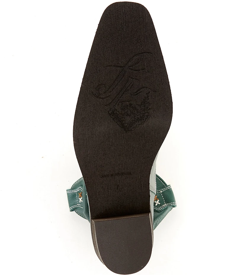 Free People Wandering Leather Western Booties