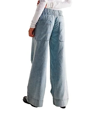 Free People We The Free Breezy Wide-Leg Pull-On Denim Jeans