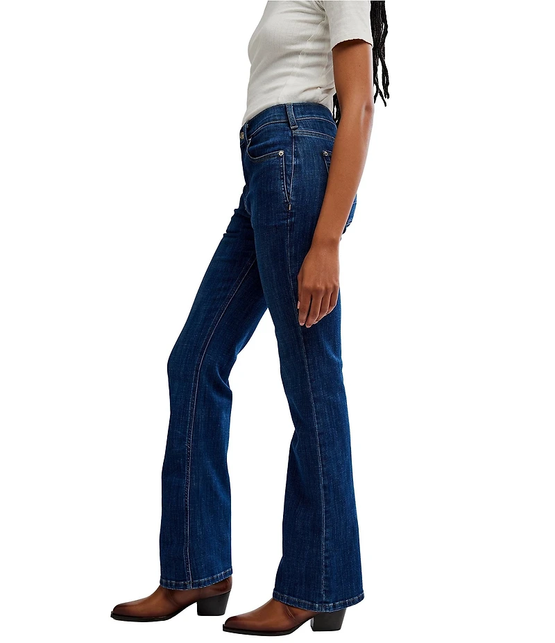 Free People We The Free Double Knot High Rise Bootcut Leg Denim Jeans