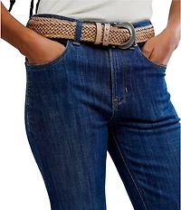 Free People We The Free Double Knot High Rise Bootcut Leg Denim Jeans
