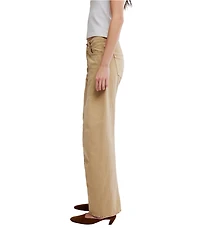 Free People We The Free Fable Low-Rise Twisted Bowed Leg Denim Jeans