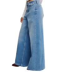 Free People We The Free Kellee High Rise Ultra Wide Leg Jeans