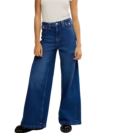 Free People We The Free Kellee High Rise Ultra Wide Leg Jeans