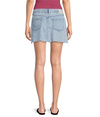 Free People We The Free Lainey Low-Rise Denim Mini Skirt