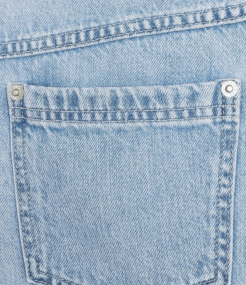 Free People We The Free Lainey Low-Rise Denim Mini Skirt