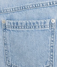 Free People We The Free Lainey Low-Rise Denim Mini Skirt