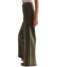 Free People We The Free Libre Denim High Rise Wide Leg Jeans