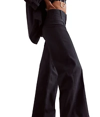 Free People We The Free Libre Wide Leg Stretch Denim Jeans