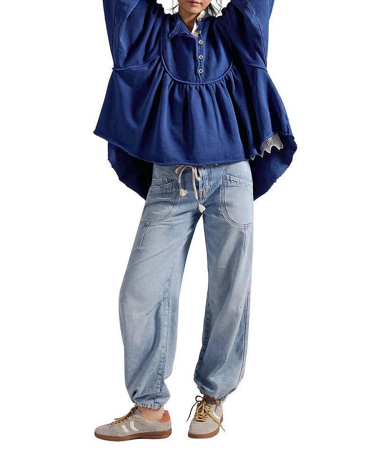 Free People We The Free Love Language Low Rise Boyfriend Jeans