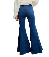 Free People We The Free Marque Mid-Rise Flare Jeans