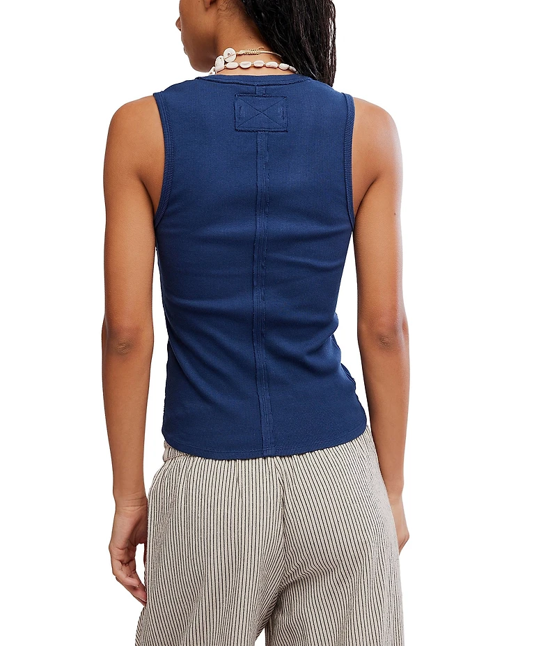 Free People We The Free Neria V-Neckline Sleeveless Tank