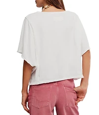 Free People We The Free Next Level Boat Neck Short Sleeve Tee