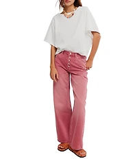 Free People We The Free Next Level Boat Neck Short Sleeve Tee