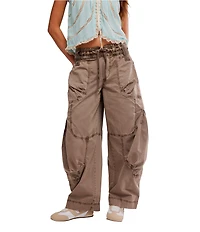 Free People We The Free Onset Mid-Rise Parachute Cargo Pants