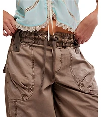 Free People We The Free Onset Mid-Rise Parachute Cargo Pants