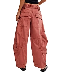 Free People We The Free Onset Mid-Rise Parachute Cargo Pants