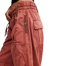 Free People We The Free Onset Mid-Rise Parachute Cargo Pants