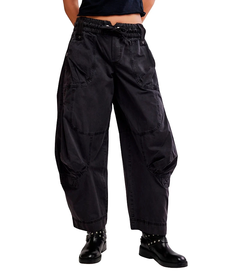 Free People We The Free Onset Mid Rise Parachute Cargo Pants