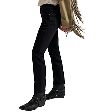 Free People We The Free Oracle Low-Rise Slim Straight Jeans