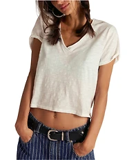 Free People We The Free Take 2 V-Neck Short Sleeve Tee