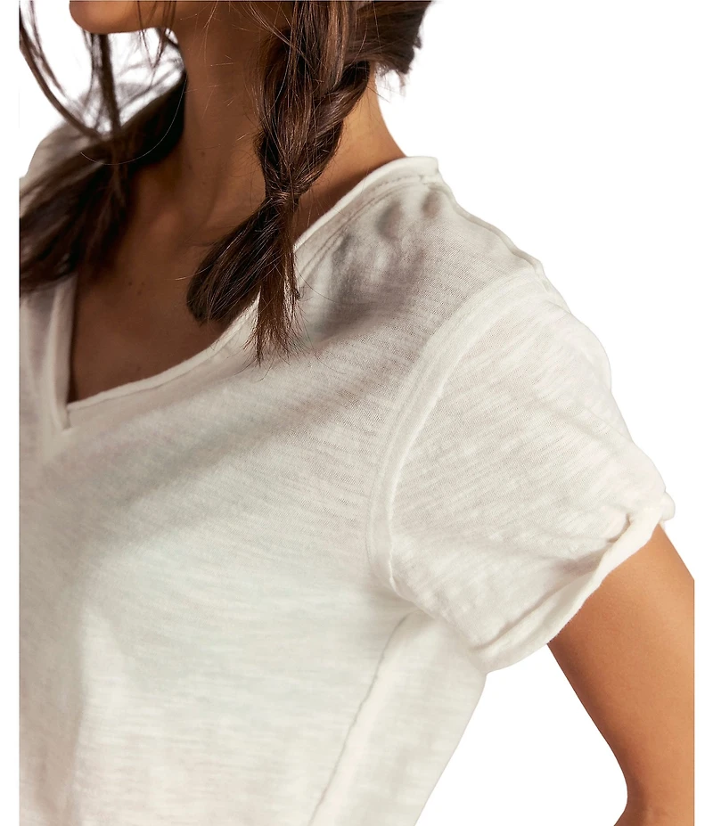 Free People We The Free Take 2 V-Neck Short Sleeve Tee