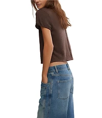 Free People We The Free Take 2 V-Neck Short Sleeve Tee
