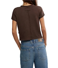 Free People We The Free Take 2 V-Neck Short Sleeve Tee
