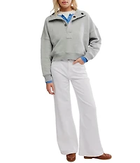 Free People We The Free Timeless Funnel-Neck Long Sleeve Pullover
