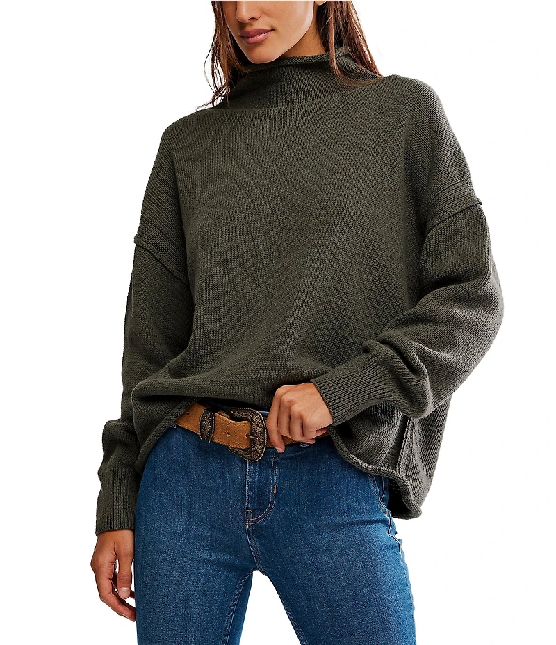 Free People We The Free Torres Roll Neck Long Sleeve Sweater