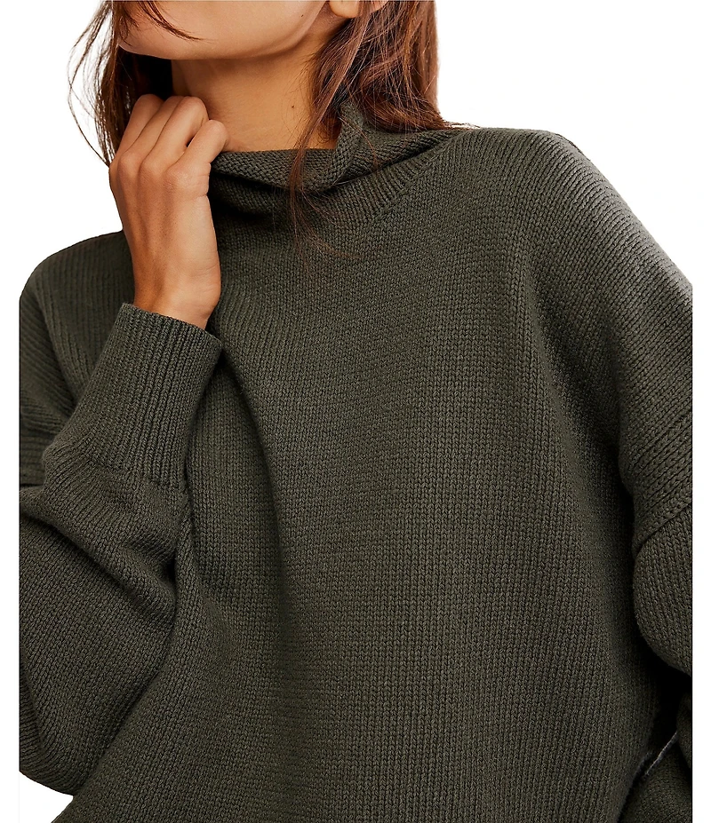 Free People We The Free Torres Roll Neck Long Sleeve Sweater