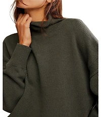 Free People We The Free Torres Roll Neck Long Sleeve Sweater