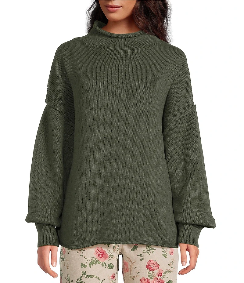 Free People We The Free Torres Roll Neck Long Sleeve Sweater
