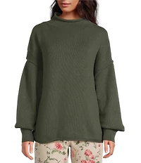 Free People We The Free Torres Roll Neck Long Sleeve Sweater