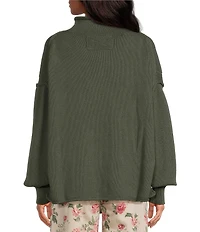 Free People We The Free Torres Roll Neck Long Sleeve Sweater