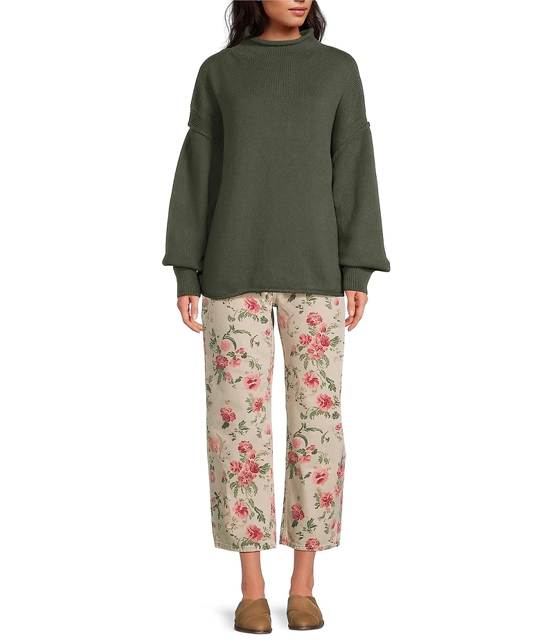 Free People We The Free Torres Roll Neck Long Sleeve Sweater