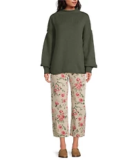 Free People We The Free Torres Roll Neck Long Sleeve Sweater