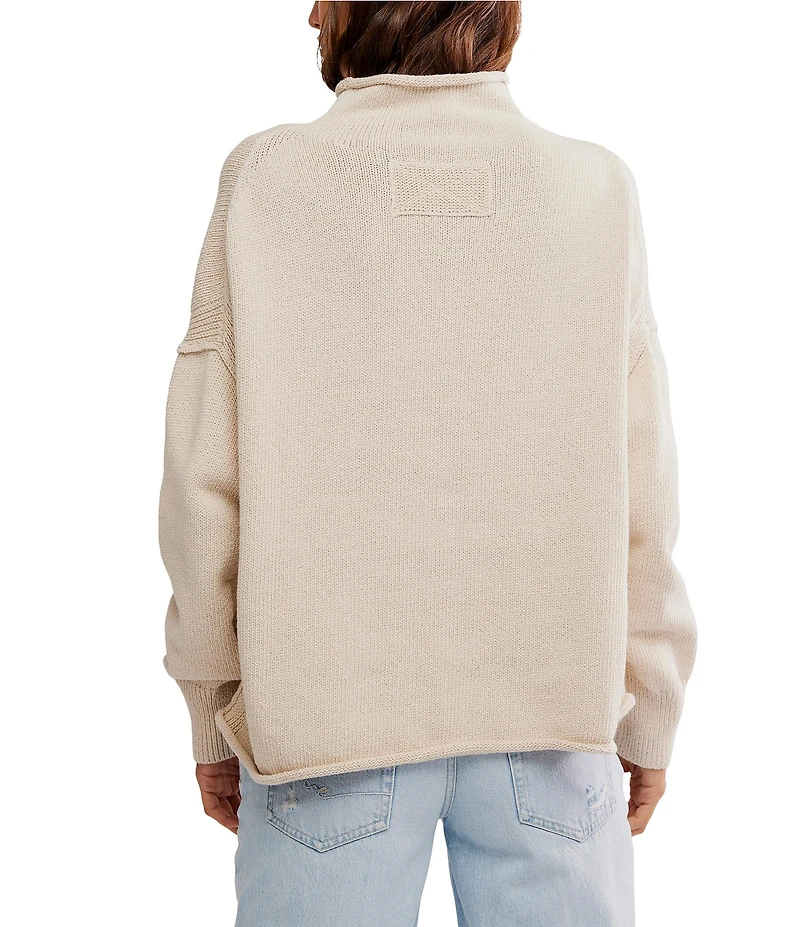 Free People We The Free Torres Roll Neck Long Sleeve Sweater