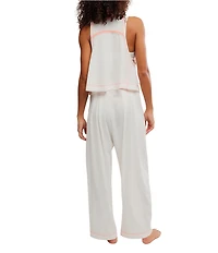 Free People Weekender Sleeveless Scoop Neck Knit Lounge Set