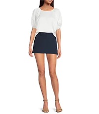 French Connection Azra Twill Mini Skort
