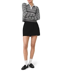 French Connection Azra Twill Welt Pocket Mini Skirt